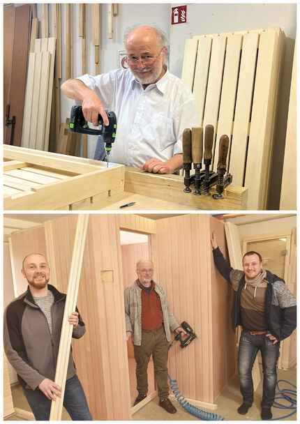 Generationswechsel René Ebert, Heiner Lehmann und Manuel Reichelt