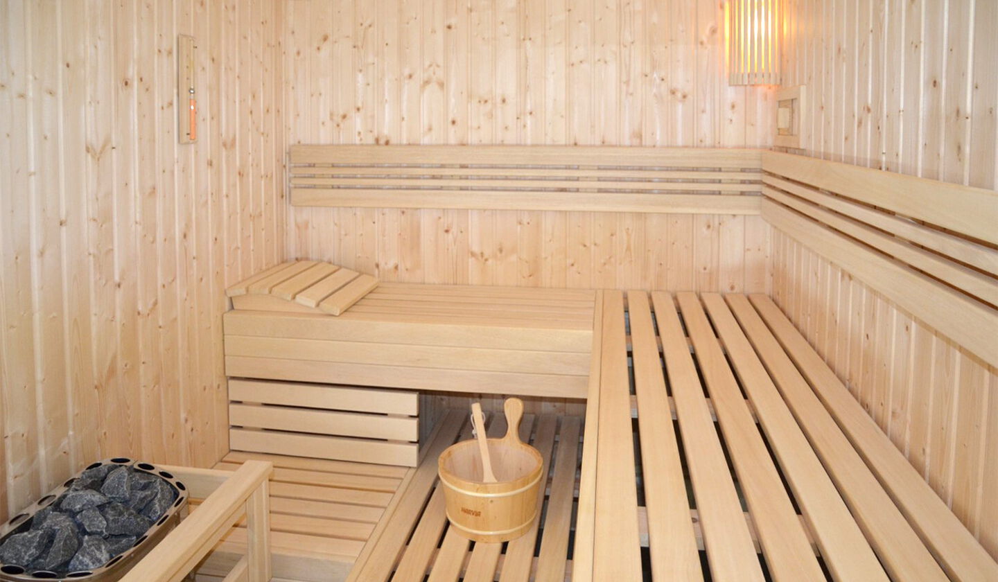 Individuelle Sauna mit Saunazubehör