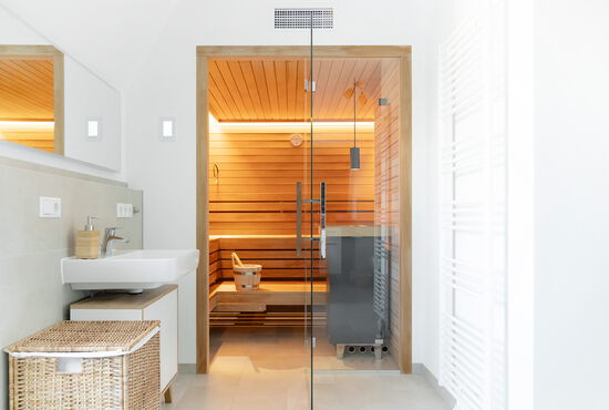Individuelle Sauna nach Maß in Eigentumswohnung in Dresden