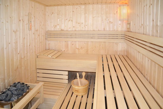 Individuelle Sauna mit Saunazubehör